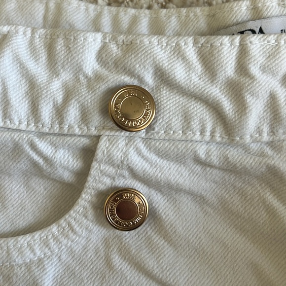 Zara white denim skort - Picture 4 of 5